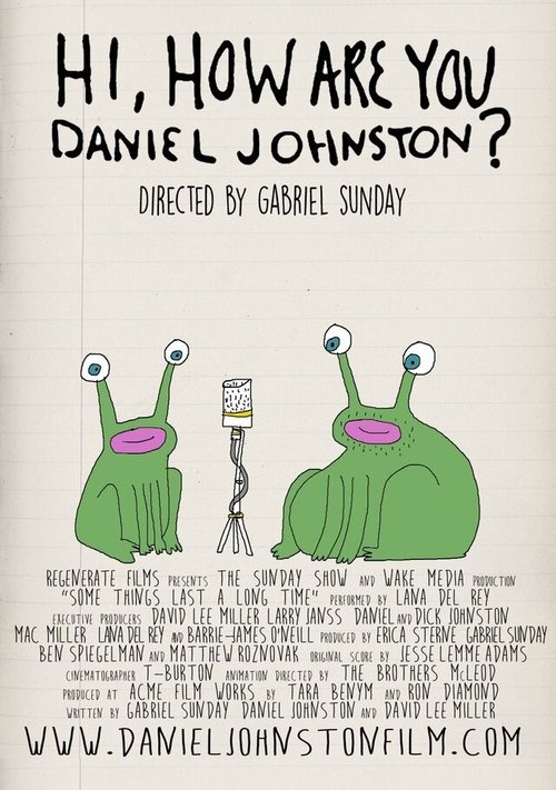 Постер фильма Hi How Are You Daniel Johnston (2015)