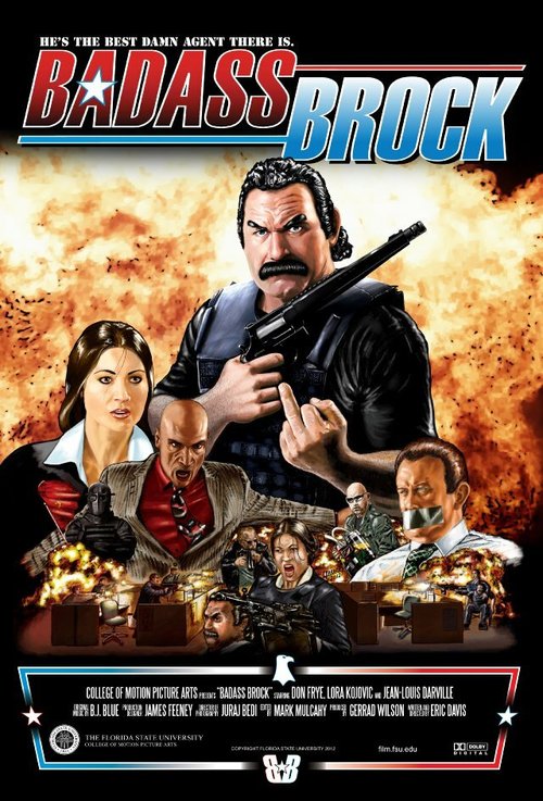 Постер фильма Badass Brock (2012)