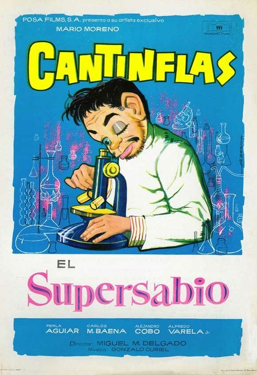 Постер фильма El supersabio (1948)