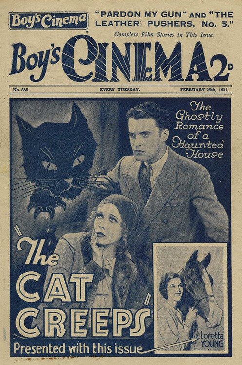 Постер фильма The Cat Creeps (1930)