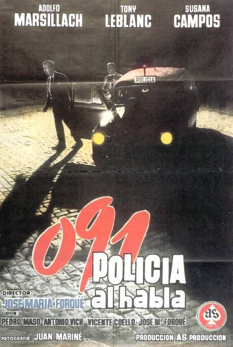 Постер фильма 091 Policía al habla (1960)