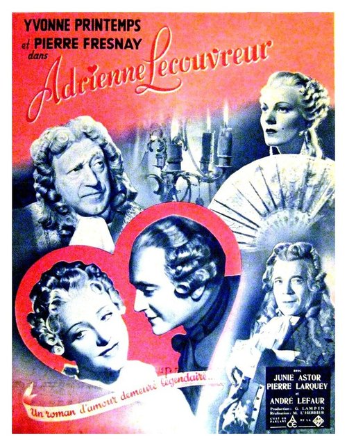 Постер фильма Адриен Лекуврер (1938)