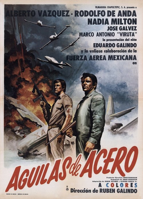 Постер фильма Aguilas de acero (1971)