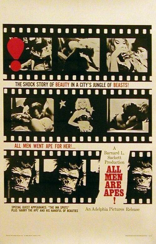 Постер фильма All Men Are Apes! (1965)