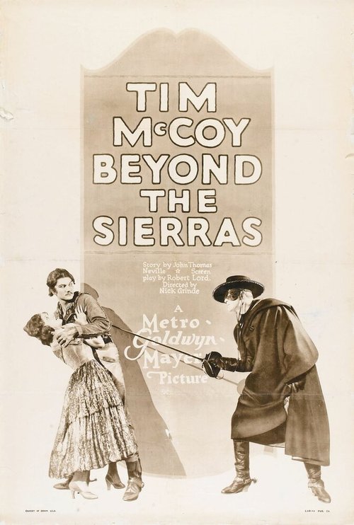 Постер фильма Beyond the Sierras (1928)