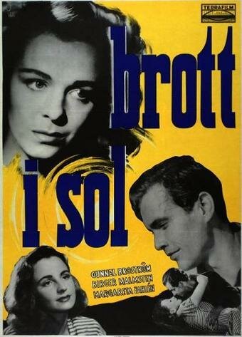 Постер фильма Brott i sol (1947)