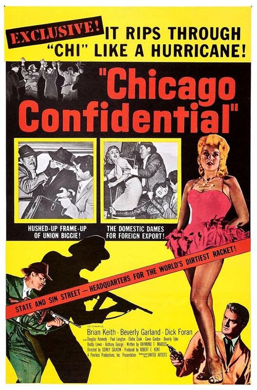 Постер фильма Chicago Confidential (1957)