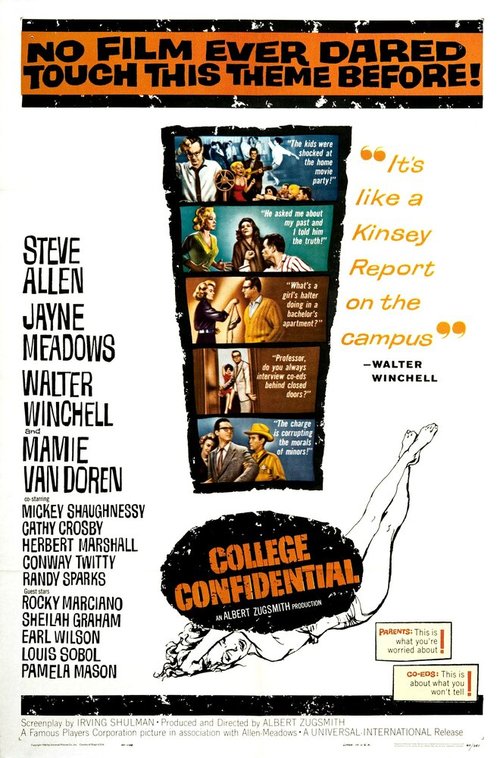 Постер фильма College Confidential (1960)