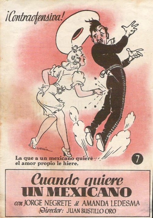 Постер фильма Cuando quiere un mexicano (1944)