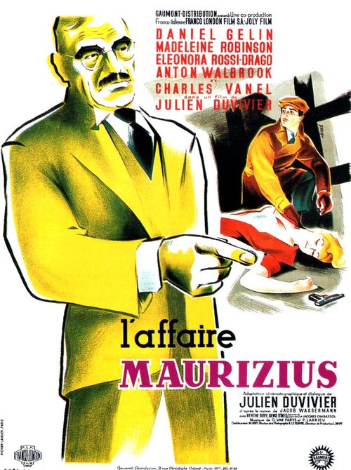 Постер фильма Дело Маурициуса (1953)