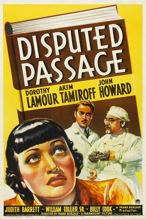 Постер фильма Disputed Passage (1939)