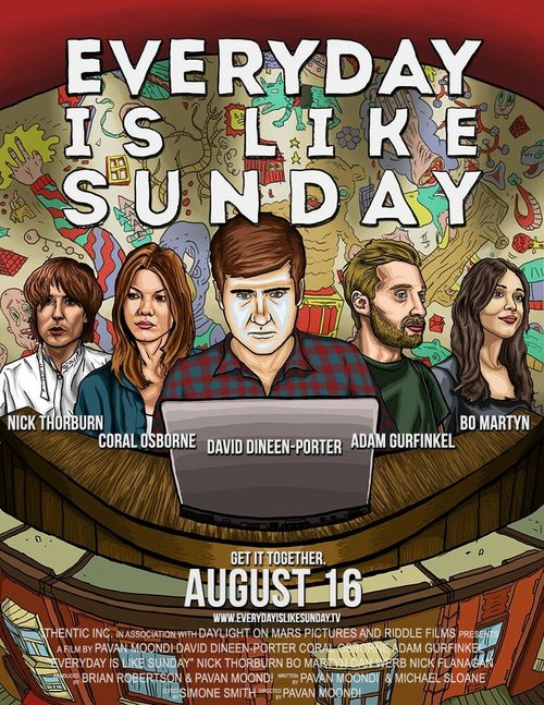 Постер фильма Everyday Is Like Sunday (2014)