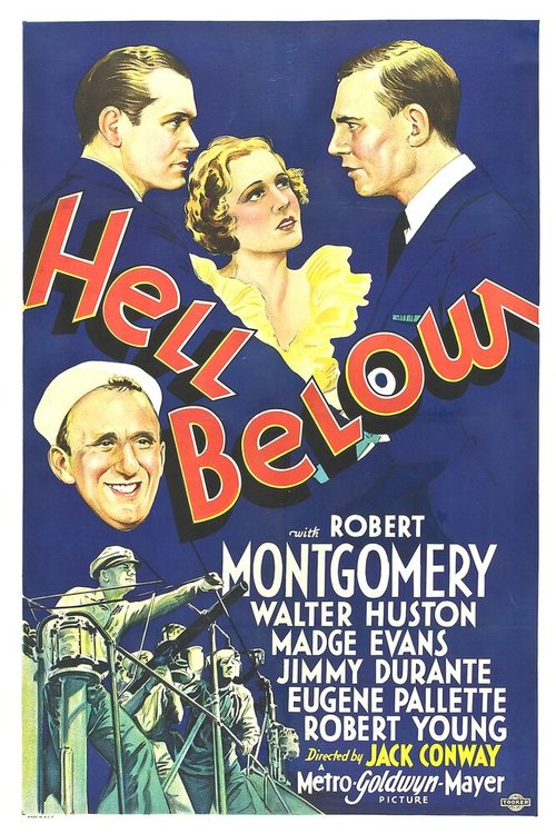 Постер фильма Hell Below (1933)