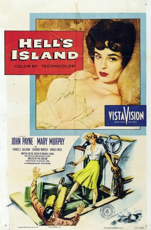 Постер фильма Hell's Island (1955)