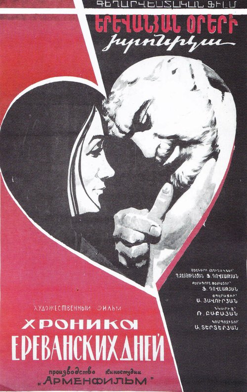 Постер фильма Хроника ереванских дней (1972)