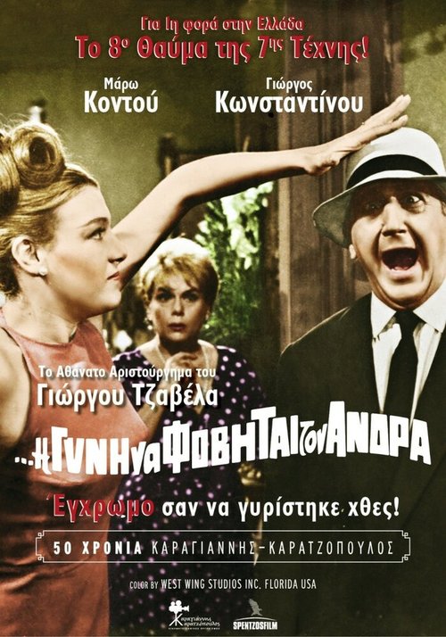 Постер фильма I de gyni na fovitai ton andra (1965)