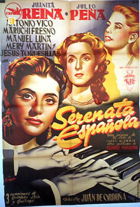 Постер фильма Испанская серенада (1947)