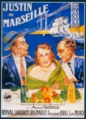 Постер фильма Justin de Marseille (1934)