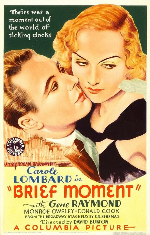 Постер фильма Краткий момент (1933)