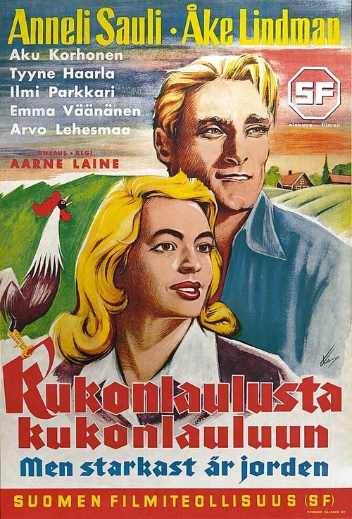 Постер фильма Kukonlaulusta kukonlauluun (1955)