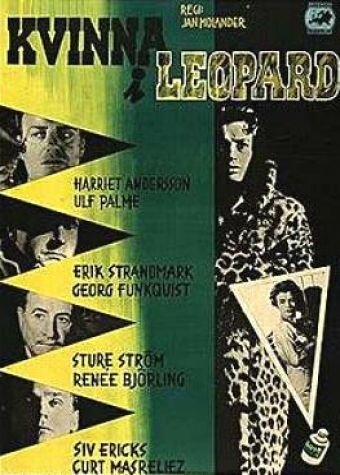 Постер фильма Kvinna i leopard (1958)