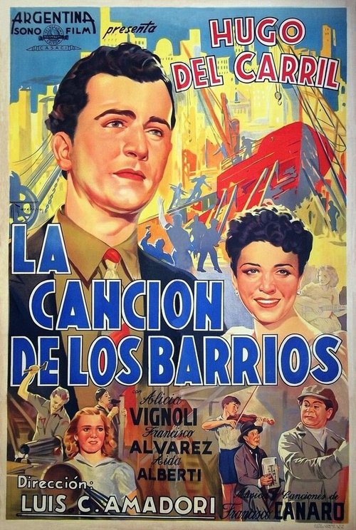 Постер фильма La canción de los barrios (1941)