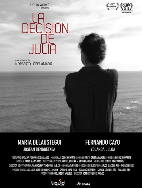 Постер фильма La decisión de Julia (2015)