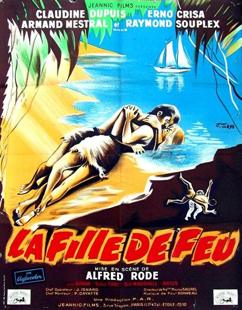 Постер фильма La fille de feu (1958)