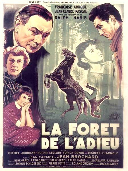 Постер фильма La forêt de l'adieu (1952)