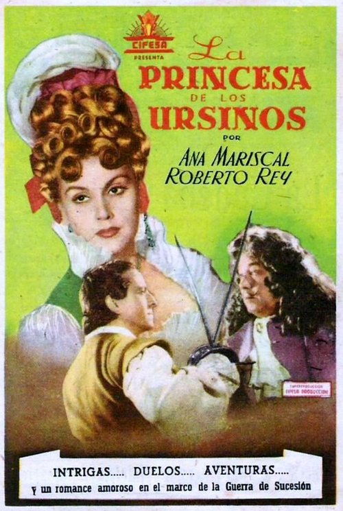 Постер фильма La princesa de los Ursinos (1947)