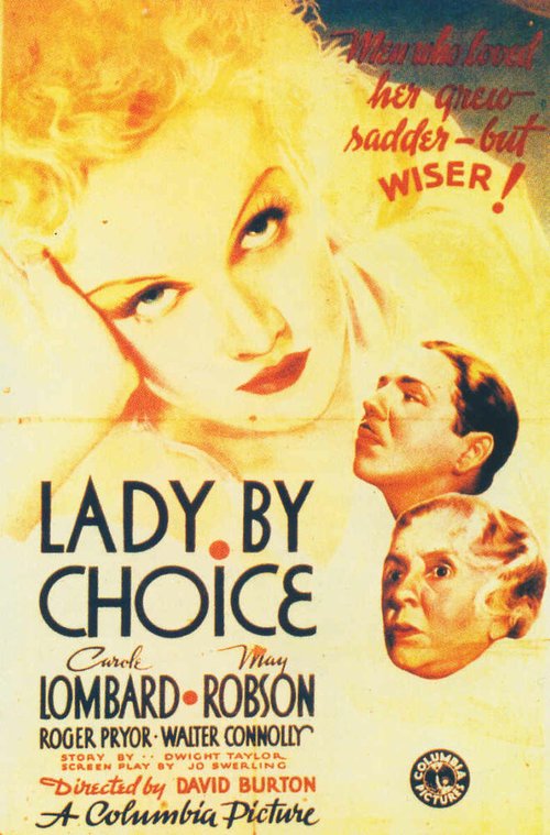 Постер фильма Lady by Choice (1934)