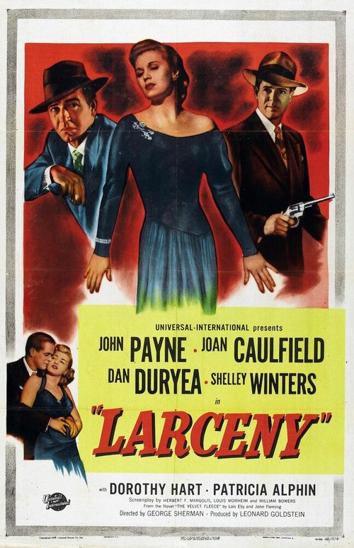 Постер фильма Larceny (1948)