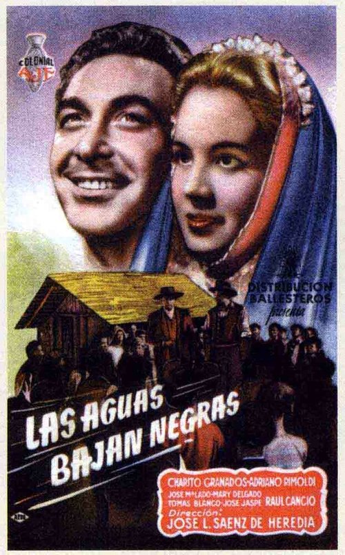 Постер фильма Las aguas bajan negras (1948)