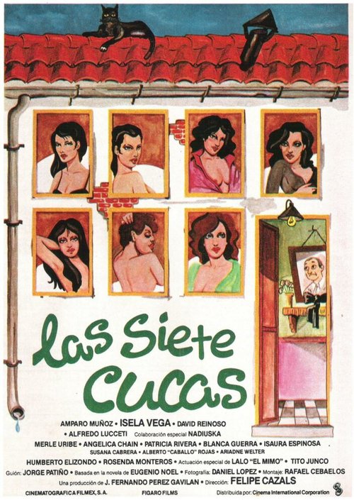 Постер фильма Las siete cucas (1981)