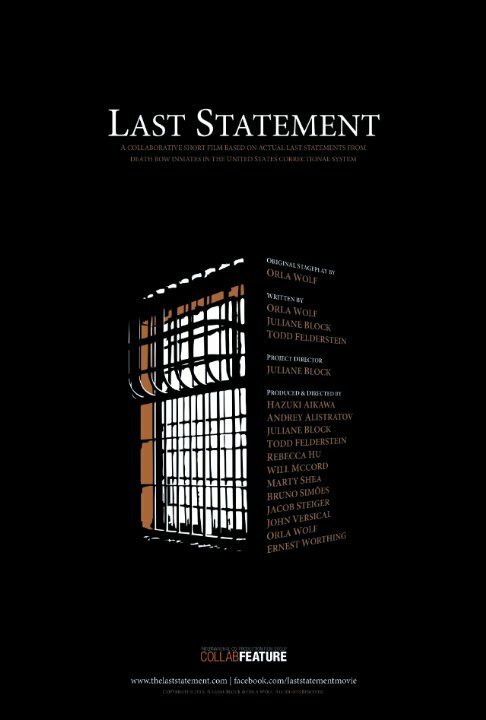 Постер фильма Last Statement (2013)