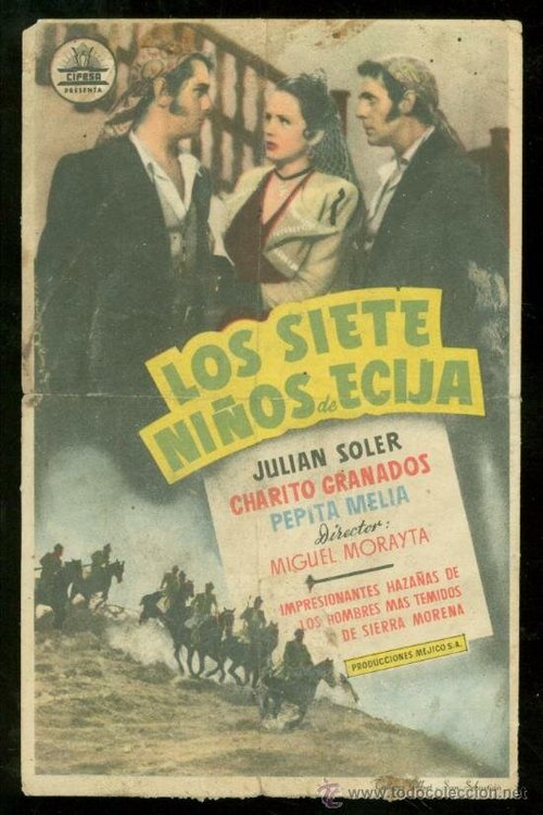 Постер фильма Los siete niños de Écija (1947)