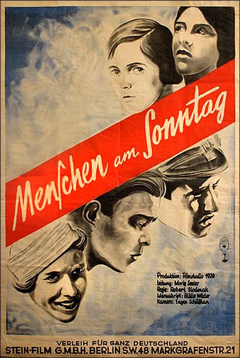 Постер фильма Люди в воскресенье (1930)