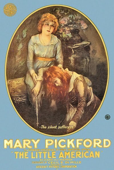 Постер фильма Маленькая американка (1917)