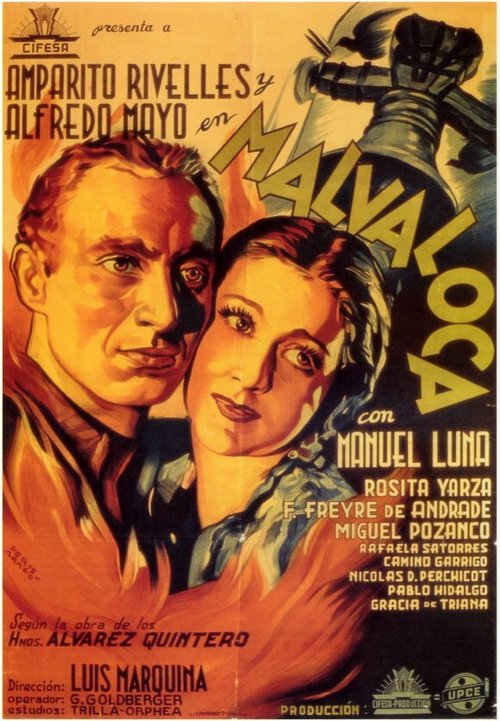 Постер фильма Malvaloca (1942)