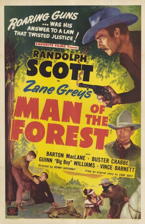 Постер фильма Man of the Forest (1933)