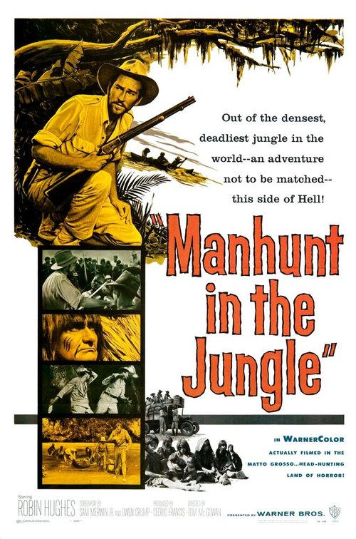 Постер фильма Manhunt in the Jungle (1958)