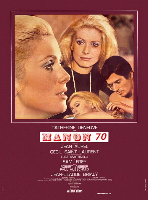 Постер фильма Манон 70 (1968)