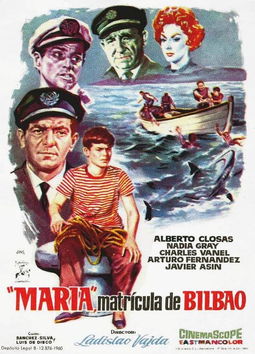 Постер фильма María, matrícula de Bilbao (1960)