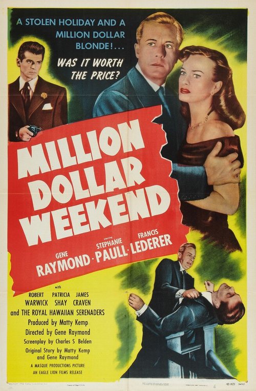 Постер фильма Million Dollar Weekend (1948)