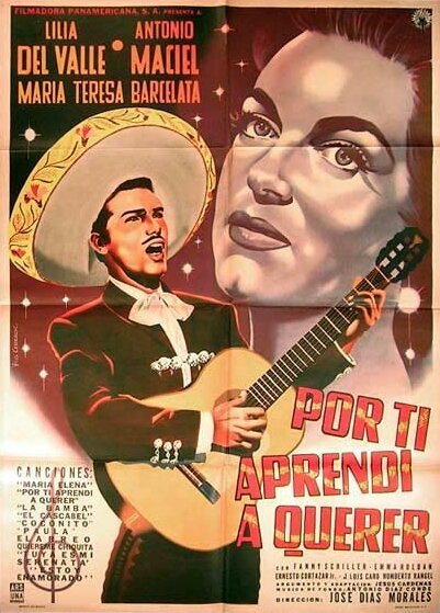 Постер фильма Por ti aprendí a querer (1960)