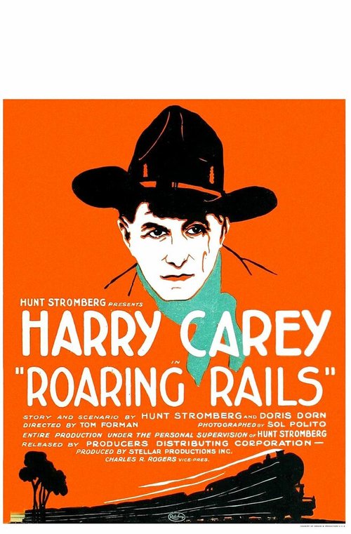 Постер фильма Roaring Rails (1924)