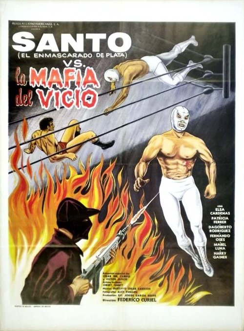 Постер фильма Santo contra la mafia del vicio (1971)