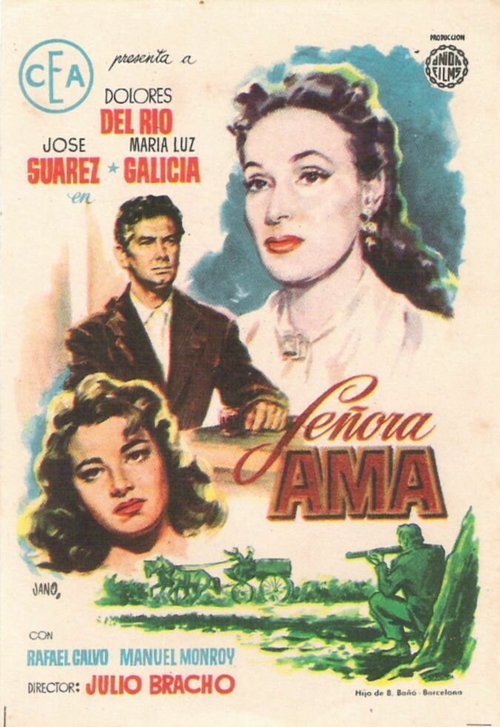 Постер фильма Señora ama (1955)