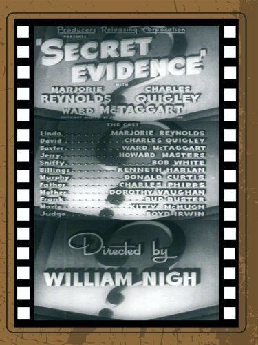 Постер фильма Secret Evidence (1941)