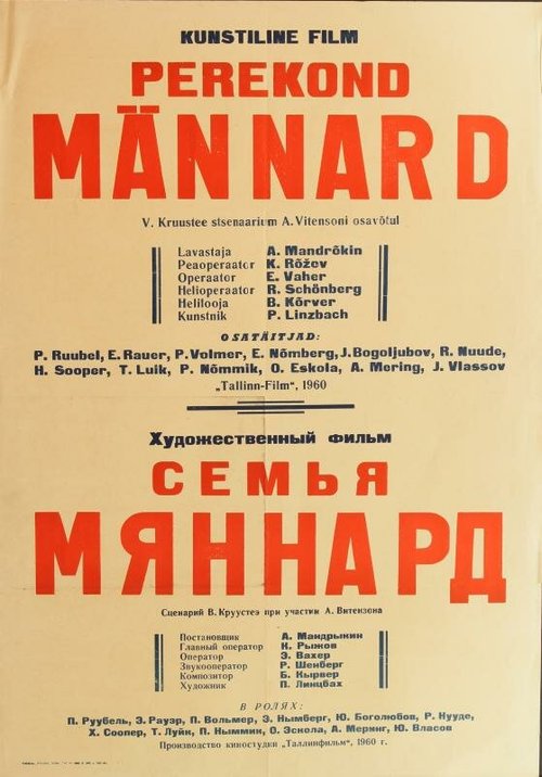 Постер фильма Семья Мяннард (1960)